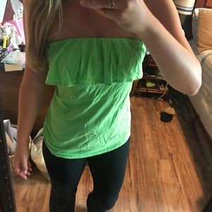 Lily Pulitzer strapless cotton top
